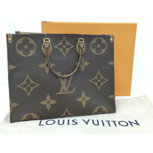 Louis Vuitton Onthego GM Monogram Glant Reverse Tote Bag - Picture 10 of 10